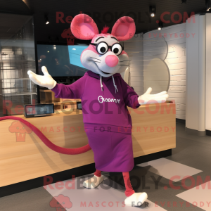 Magenta Ratatouille maskot...