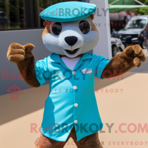 Turquoise Mongoose mascot...