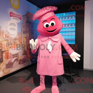 Maskottchenkostüm Rosa...