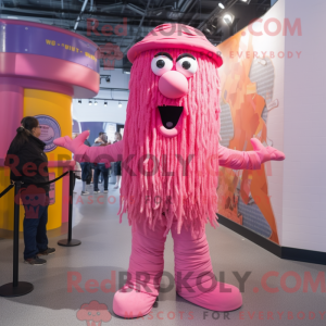 Pink Spaghetti mascot...