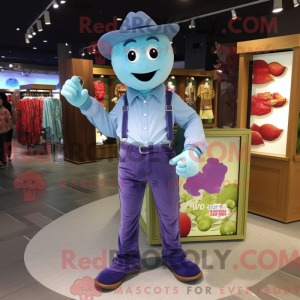 Sky Blue Grape maskot...