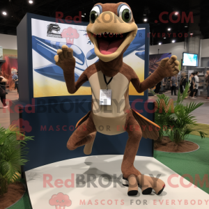 Brown Dimorphodon mascot...