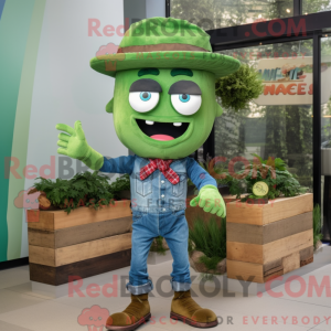 Forest Green Burgers mascot...