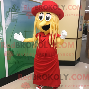 Spaghetti mascot costume...