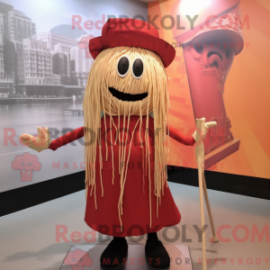 Spaghetti mascot costume...