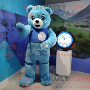 Blue Bear-maskotdraktfigur...