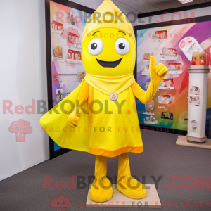 Lemon Yellow Candy mascot...
