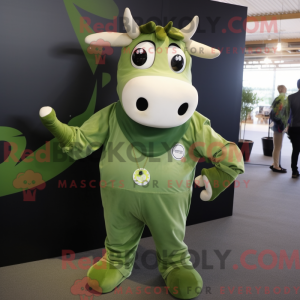 Olive Cow-maskotdraktfigur...