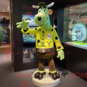 Olive Cow-maskotdraktfigur...