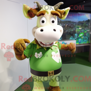 Olive Cow-maskotdraktfigur...