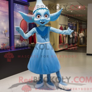 Postava maskota Sky Blue...