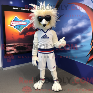 White Emu mascot costume...