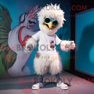 White Emu mascot costume...