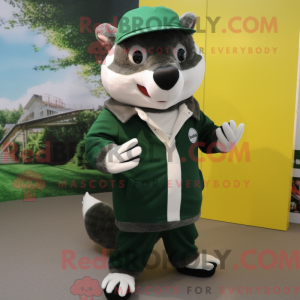 Forest Green Badger maskot...