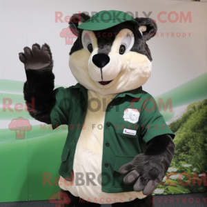 Forest Green Badger mascot...