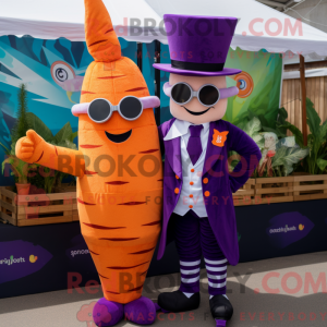 Purple Carrot mascot...