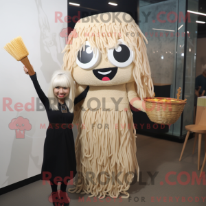 Tan Ramen mascot costume...