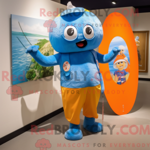 Blue Mandarin mascot...