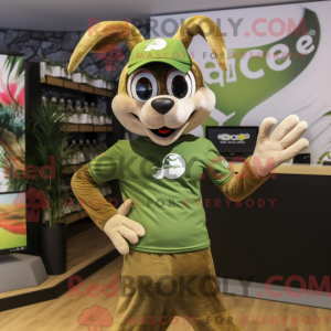 Olive Gazelle mascot...