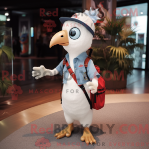 White Woodpecker mascot...