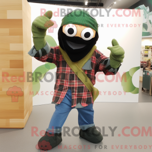 Postava maskota Olive Ninja...