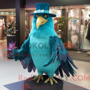 Turquoise Eagle mascot...