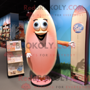 Peach Surfboard maskot...