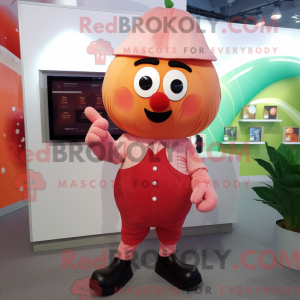 Peach Raspberry mascot...