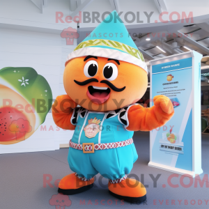Peach Pirate maskot kostume...
