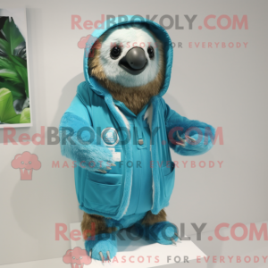 Cyan Faultier Maskottchen...