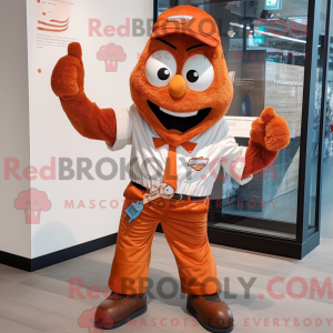 Rust Acrobat maskot kostume...