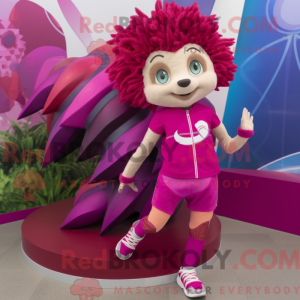 Máscara de pinnsvin magenta...