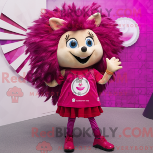 Máscara de pinnsvin magenta...