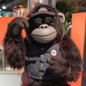 Black Orangutan mascot...