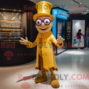 Gold Magician mascot...