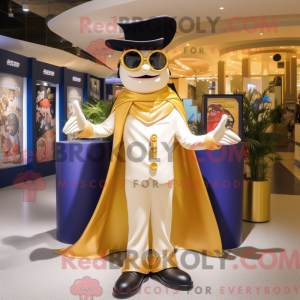 Gold Magician mascot...