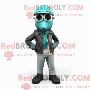 Postava maskota Teal Doctor...