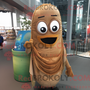 Brown Zucchini mascot...