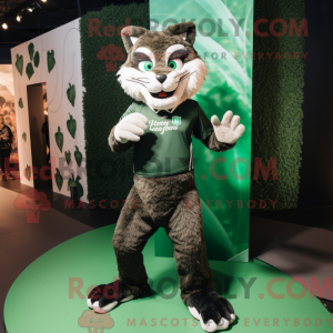 Forest Green Lynx mascot...
