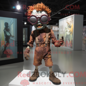 Rust Zombie maskot kostume...