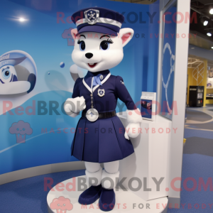 Navy armbånd maskot kostume...