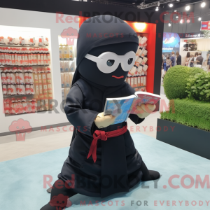 Ninja maskot draktfigur...