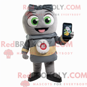 Gray Sushi mascot costume...