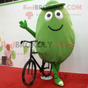 Olive Unicyclist mascot...