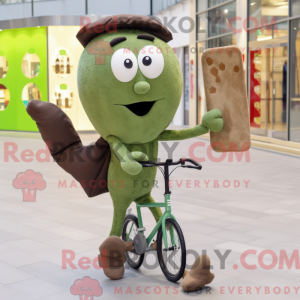 Oliven Unicyclist maskot...