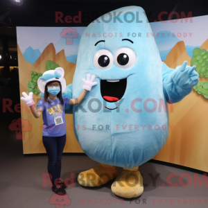Postava maskota Sky Blue...