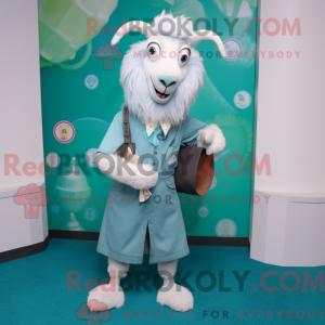 Cyan Angora ged maskot...