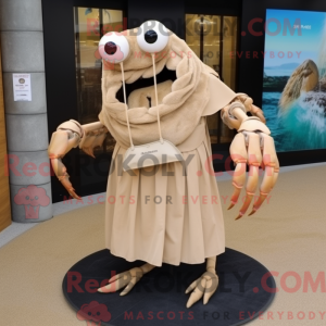 Disfraz de mascota cangrejo...