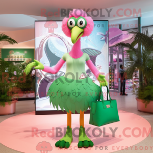Grønn Máscara de flamingo...