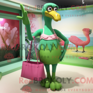 Grønn Máscara de flamingo...